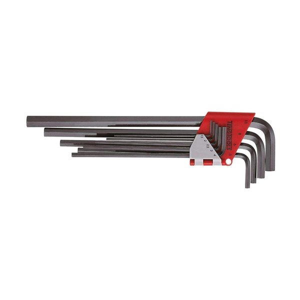 Teng Tools 1479MMRL - 9 Piece Extra Long Metric Hex Key Set 1479MMRL